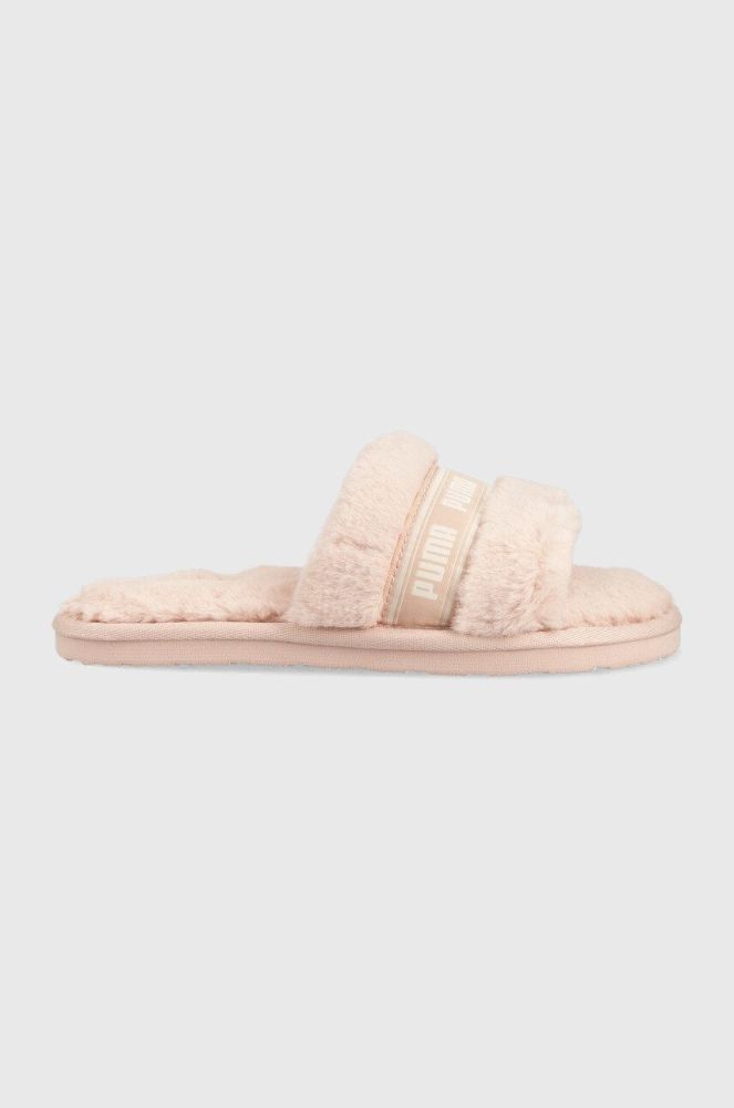Тапочки Puma Puma Fluff колір рожевий
