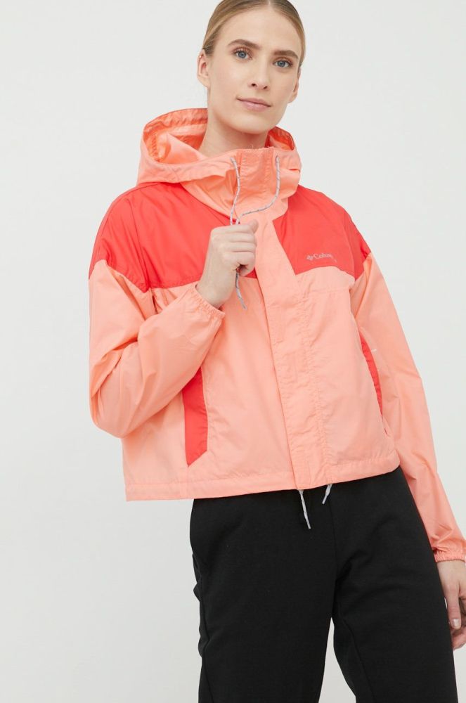 Куртка outdoor Columbia Flash Challenger колір помаранчевий 1989511-010 (2355164)