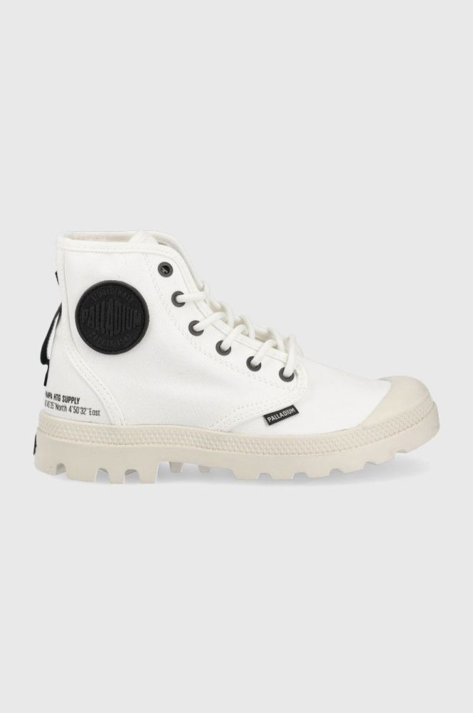 Кеди Palladium Pampa Hi Htg Supply жіночі колір білий