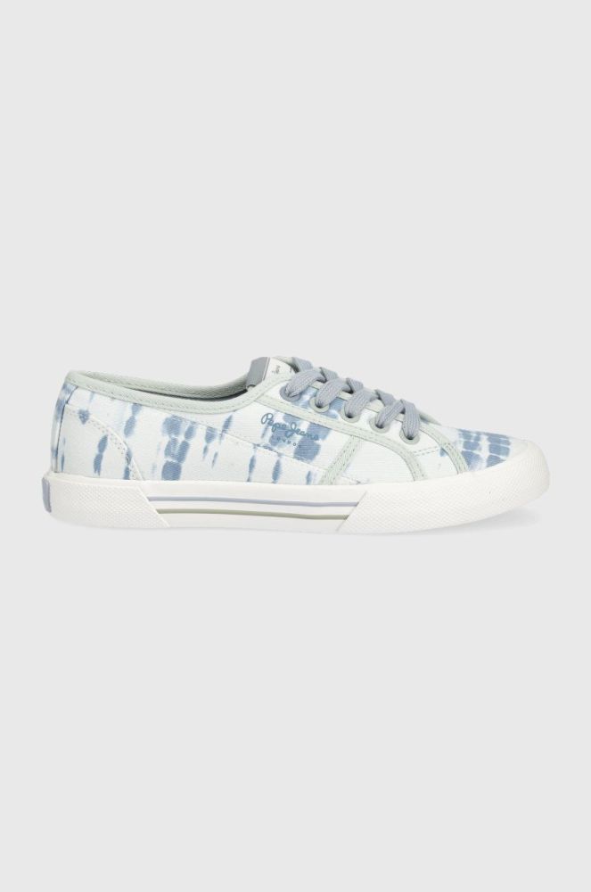 Кеди Pepe Jeans Brady W Tie Dye жіночі колір блакитний