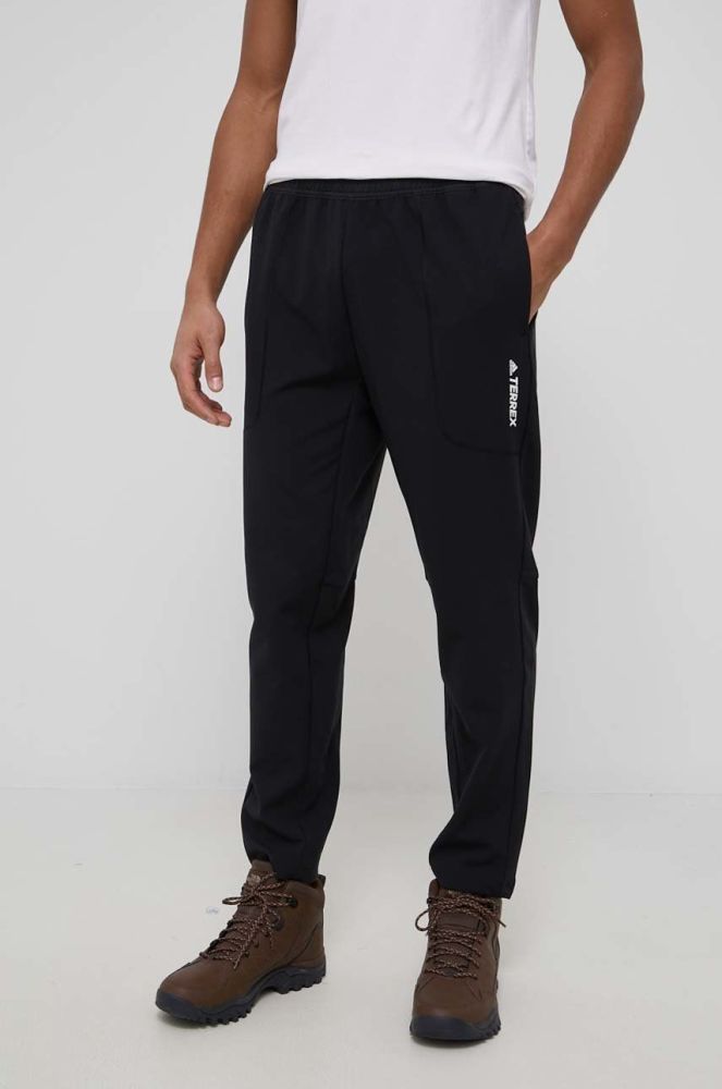 Штани outdoor adidas TERREX GM4771 чоловічі колір чорний