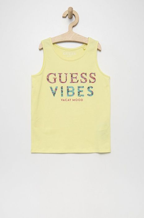 Дитячий топ Guess колір жовтий (2248150)