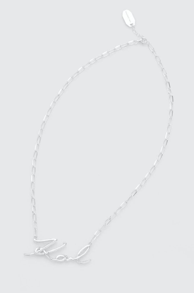 Срібне кольє Karl Lagerfeld колір срібний (3102670)