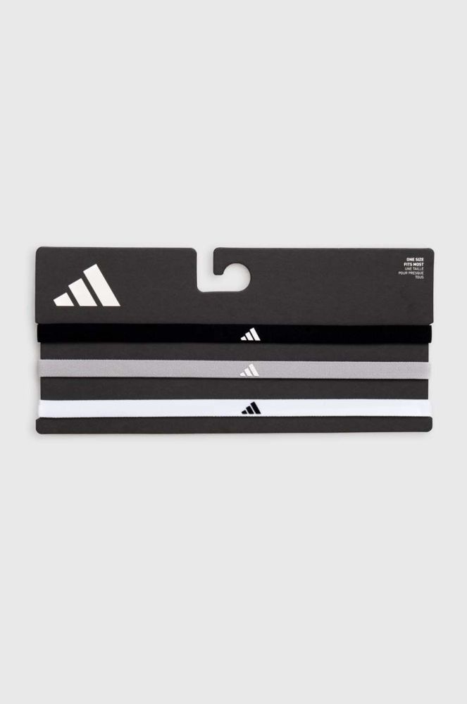 Пов'язки на голову adidas Performance 3-pack колір білий