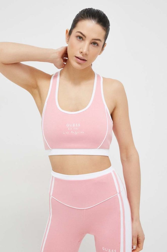 Топ Guess колір рожевий (3030396)