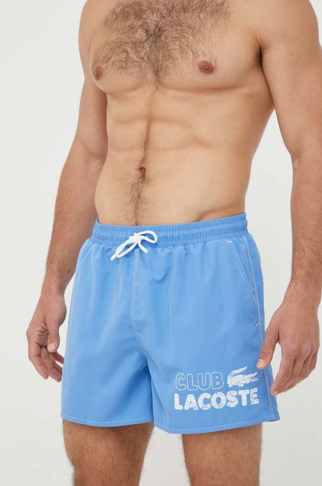Купальні шорти Lacoste MH5637-6H5 колір блакитний