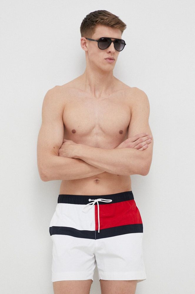 Купальні шорти Tommy Hilfiger колір білий (3018112)
