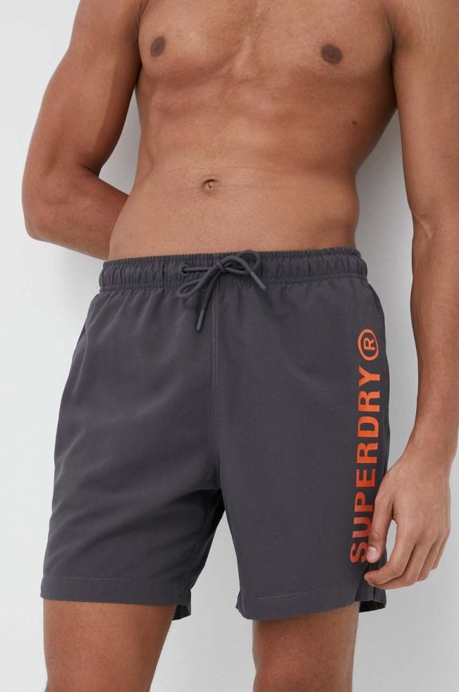 Купальні шорти Superdry колір чорний (3173306)