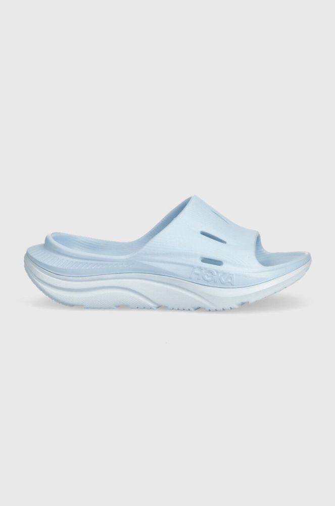 Шльопанці Hoka One One ORA Recovery Slide 3 чоловічі колір блакитний (3343823)