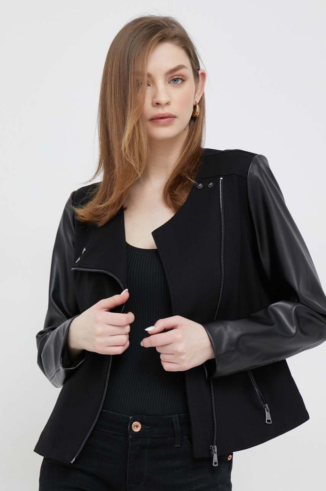 Куртка Dkny жіноча колір чорний перехідна (3128160)