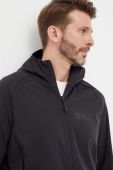 Куртка outdoor Jack Wolfskin Feldberg Hoody колір чорний