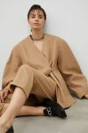 Піджак By Malene Birger колір бежевий oversize однотонна