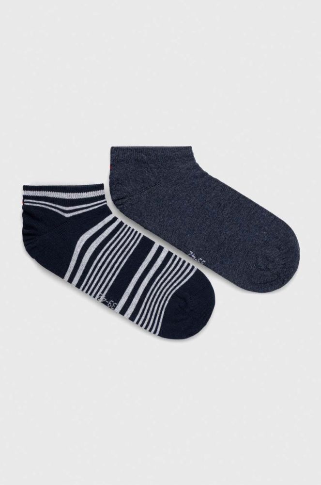 Шкарпетки Tommy Hilfiger 2-pack чоловічі колір синій (2996399)