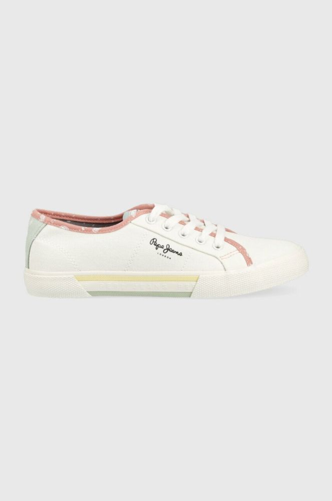 Кеди Pepe Jeans BRADY жіночі колір білий PLS31436