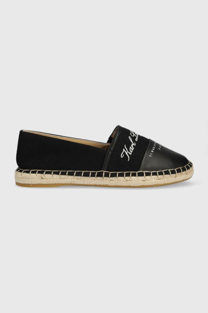 Еспадрилі Karl Lagerfeld KAMINI колір чорний KL80123