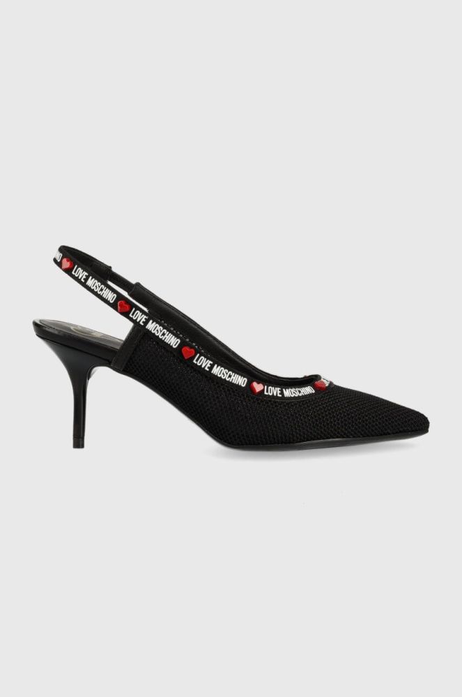 Туфлі Love Moschino колір чорний JA10417G0GIP5000