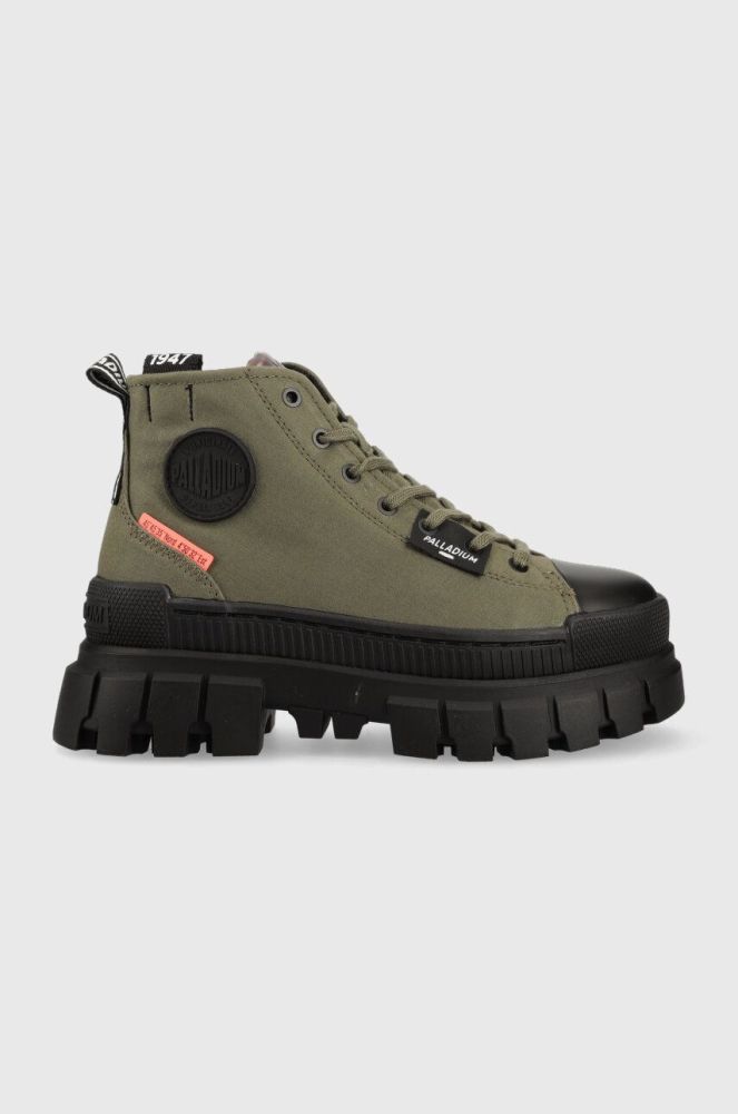 Кеди Palladium METROPOLITAN REVOLT жіночі колір зелений 97242.309.M