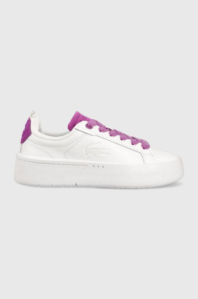Шкіряні кросівки Lacoste Carnaby колір білий 45SFA0040 (3365101)