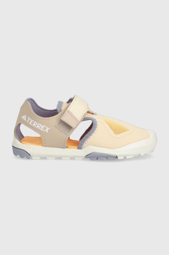 Дитячі сандалі adidas TERREX TERREX CAPTAIN TOEY колір бежевий