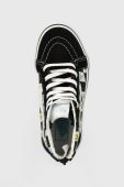 Дитячі кеди Vans UY SK8 Hi Zip MELT MDRED колір чорний