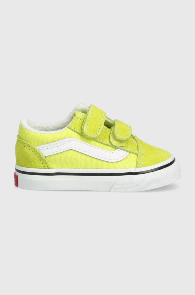 Дитячі кеди Vans TD Old Skool V CTHR MGRRS колір зелений