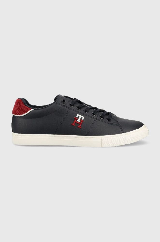 Кросівки Tommy Hilfiger Fm0fm04350 Core Vulc Varsity Monogram колір синій