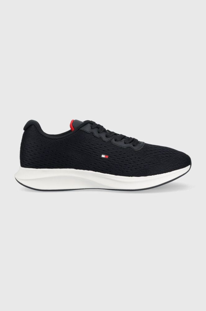Кросівки Tommy Hilfiger LIGHTWEIGHT RUNNER KNIT FLAG колір синій FM0FM04563