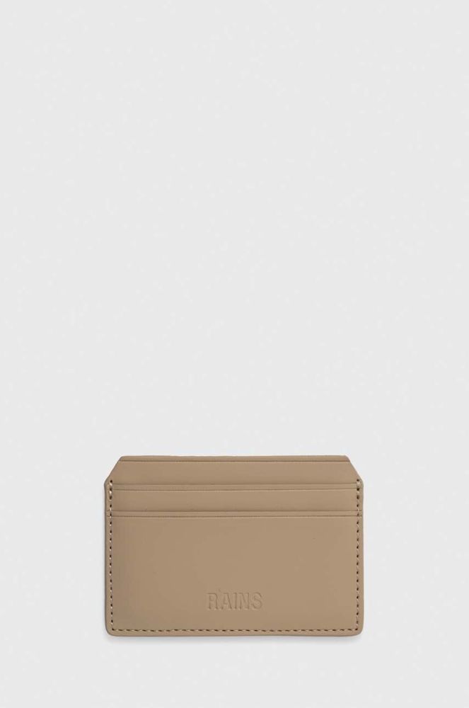 Чохол на банківські карти Rains 16240 Card Holder колір бежевий