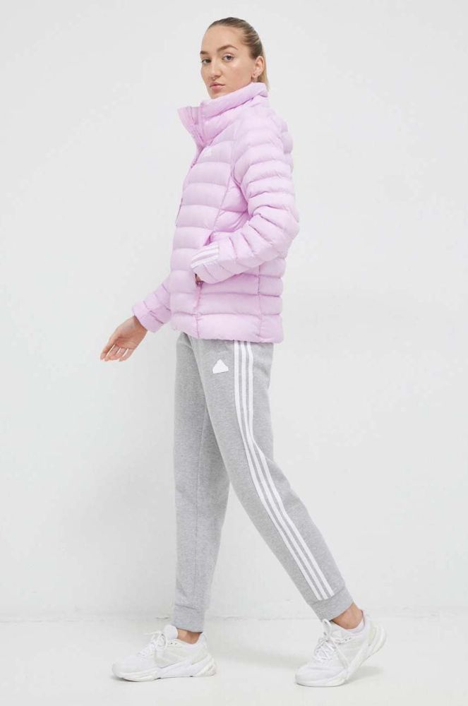 Спортивні штани adidas колір сірий меланж (3009148)