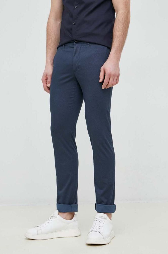 Штани Tommy Hilfiger чоловічі колір синій пряме (3062353)