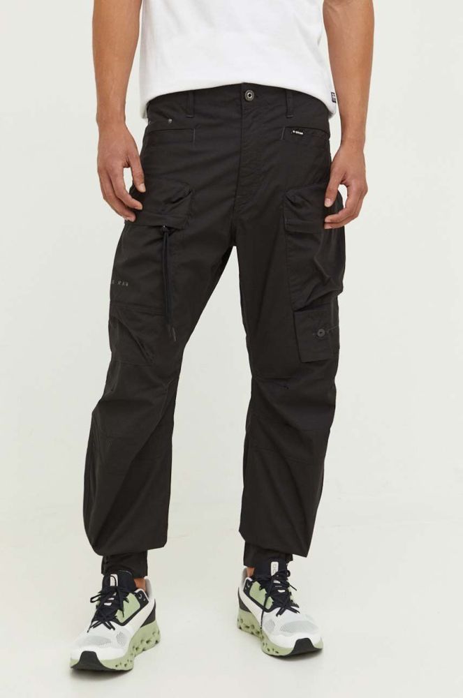 Штани G-Star Raw чоловічі колір чорний фасон cargo (3303880)