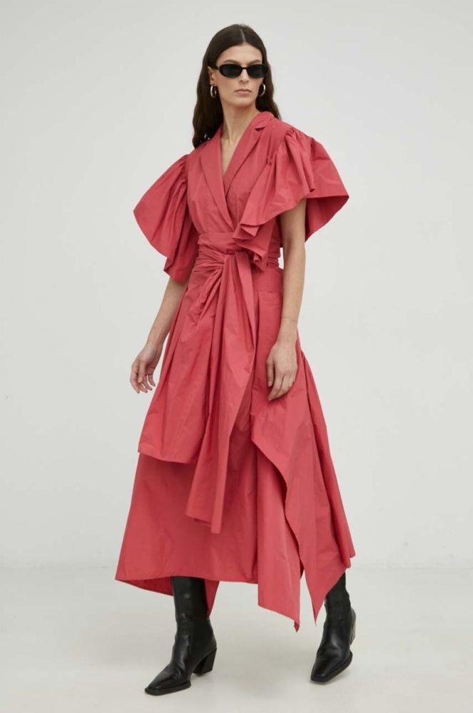 Сукня MMC STUDIO Ilo колір рожевий maxi oversize