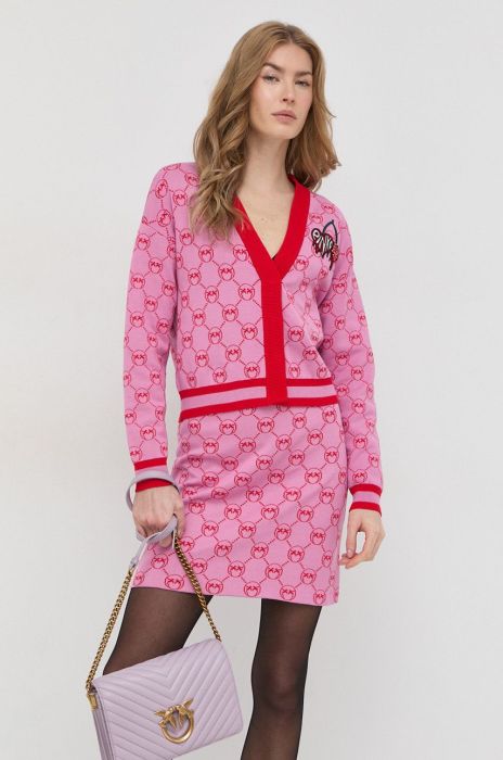 Джемпер Pinko жіночий колір рожевий легкий