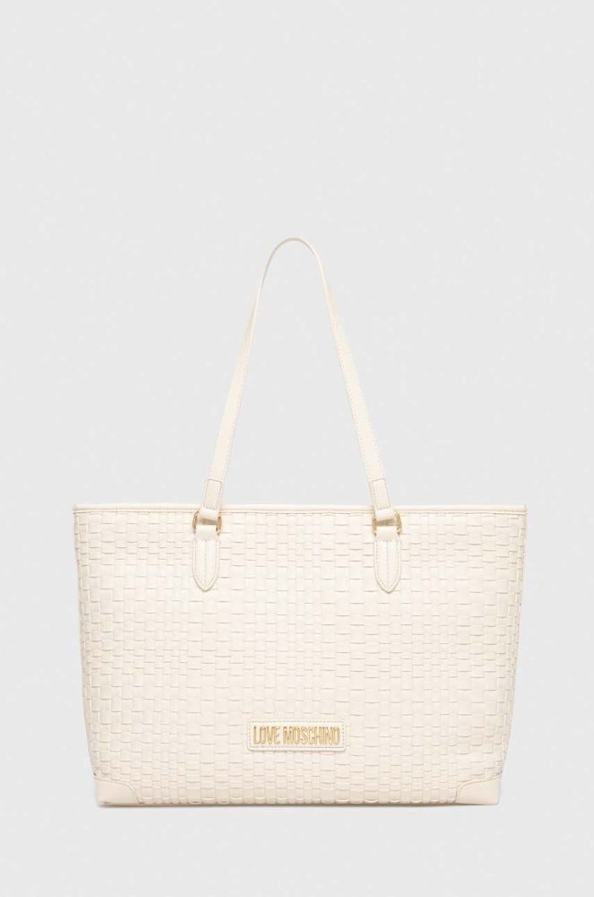 Сумочка Love Moschino колір бежевий (3248774)