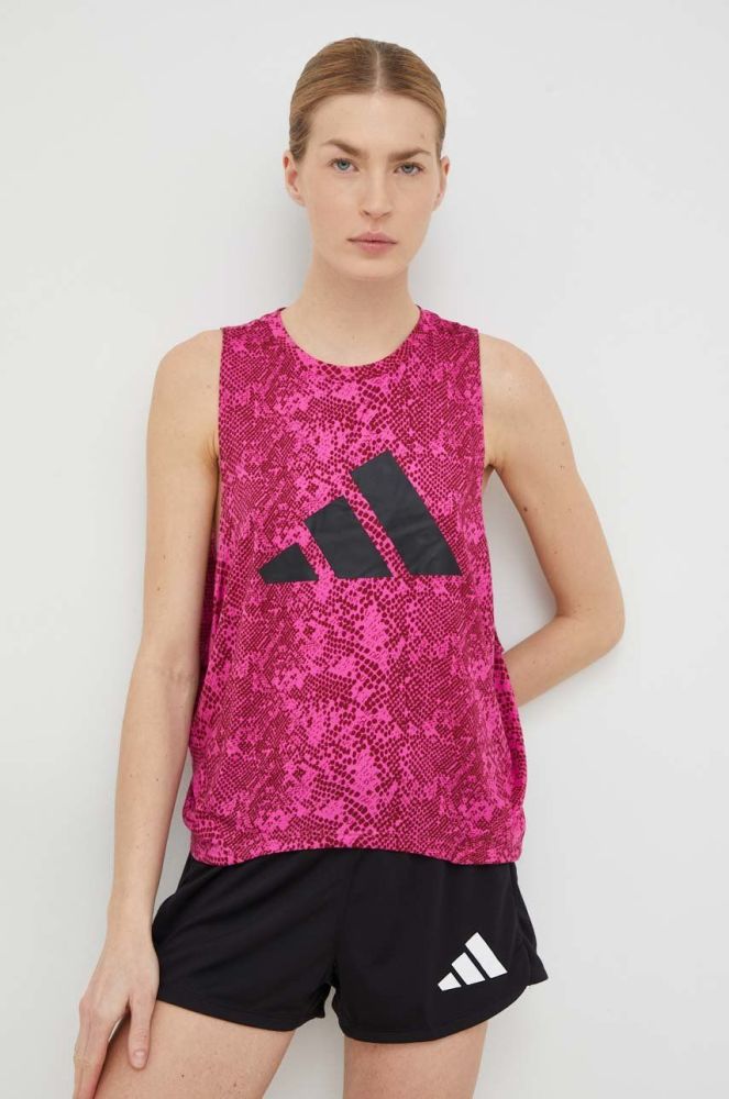 Топ для тренувань adidas Performance Train Icons колір рожевий