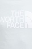 Бавовняна футболка The North Face колір бірюзовий