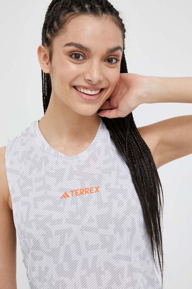 Спортивний топ adidas TERREX Agravic жіночий колір білий