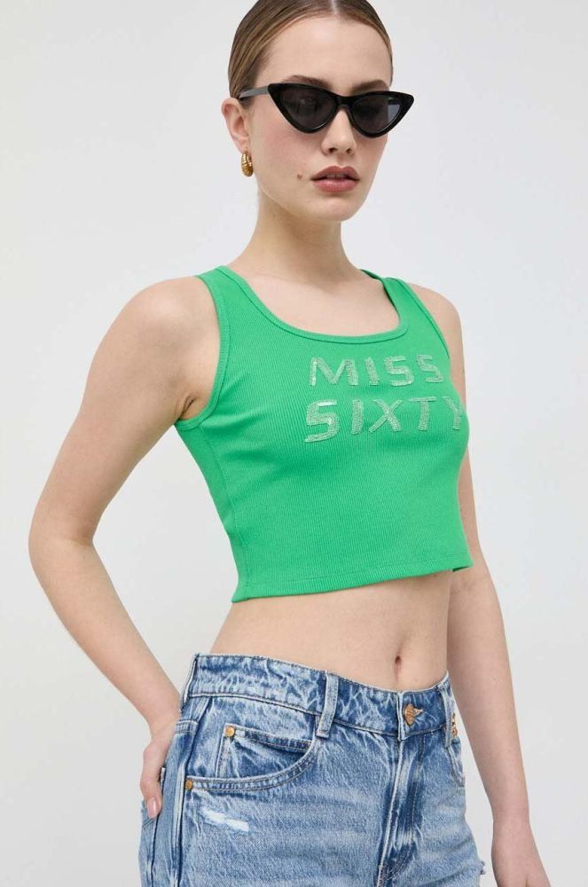 Топ Miss Sixty жіночий колір зелений (3124600)
