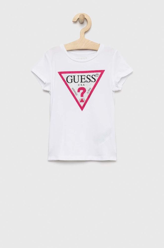 Дитяча футболка Guess колір білий (2874413)