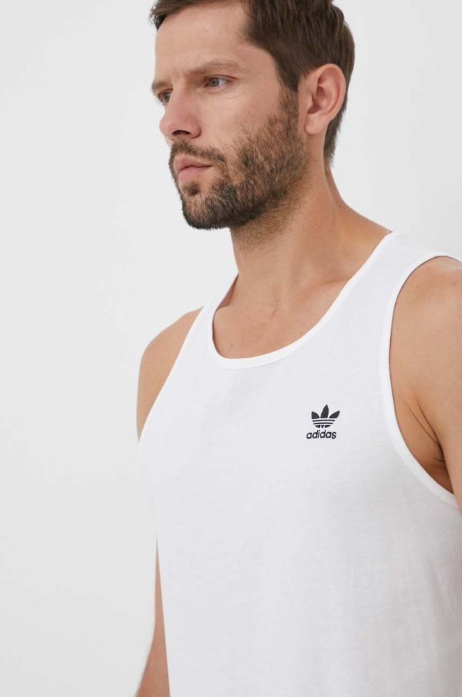 Бавовняна футболка adidas Originals колір білий (3323157)