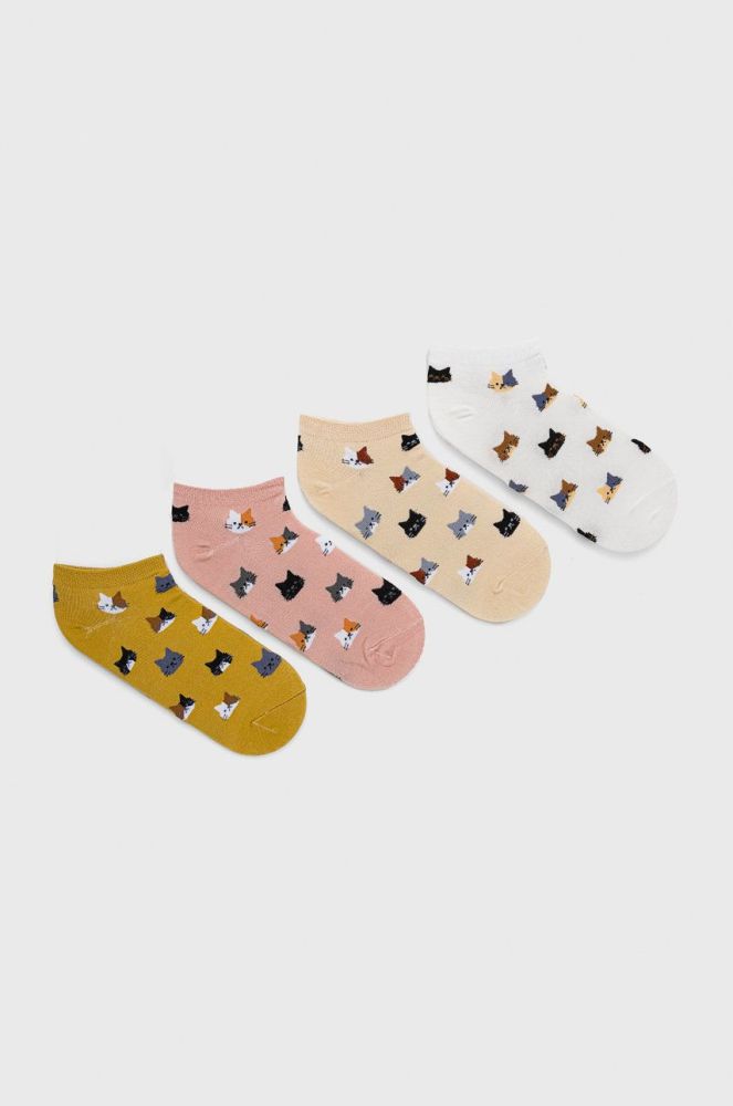 Шкарпетки Answear Lab (4-pack) жіночі колір барвистий (2446987)