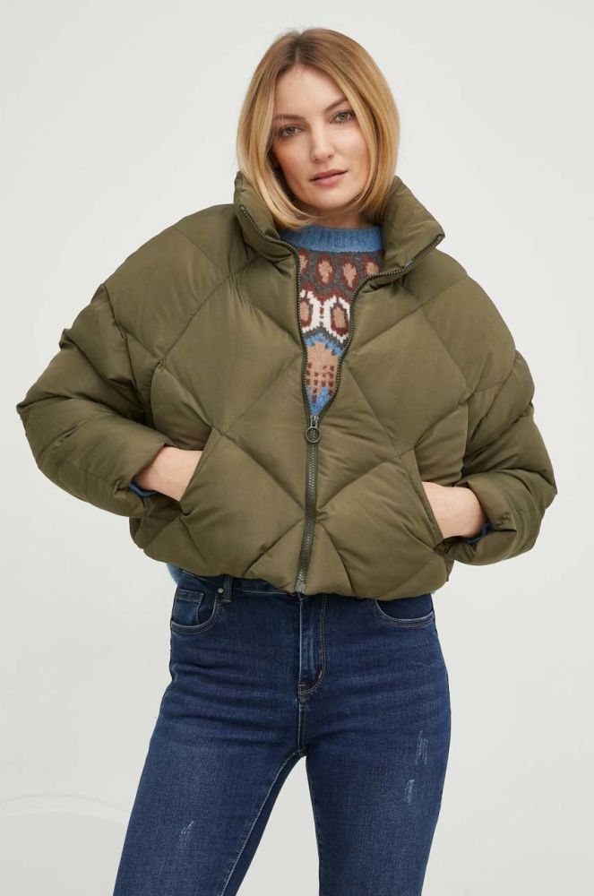 Куртка Answear Lab жіноча колір зелений зимова oversize (2846280)