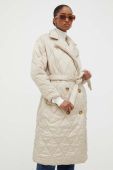 Пальто Answear Lab жіночий колір бежевий перехідний двобортний (3651977)
