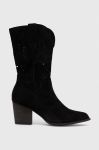 Черевики Answear Lab жіночі колір чорний каблук блок (3478802)